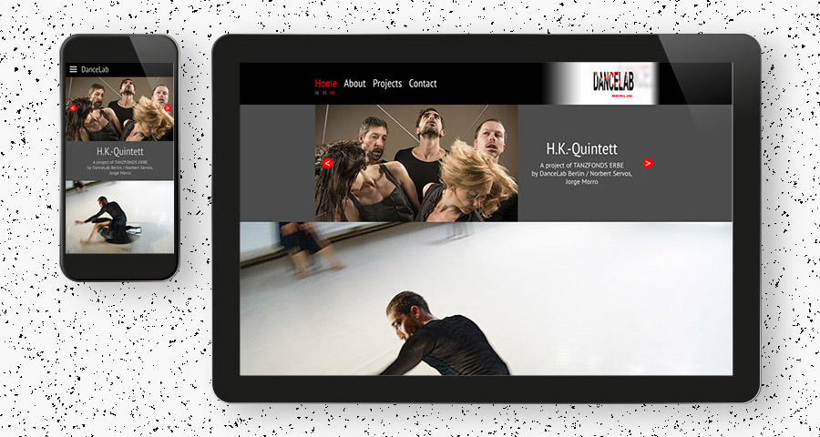 Jan Peter Junge - Webdesign - DanceLab Berlin